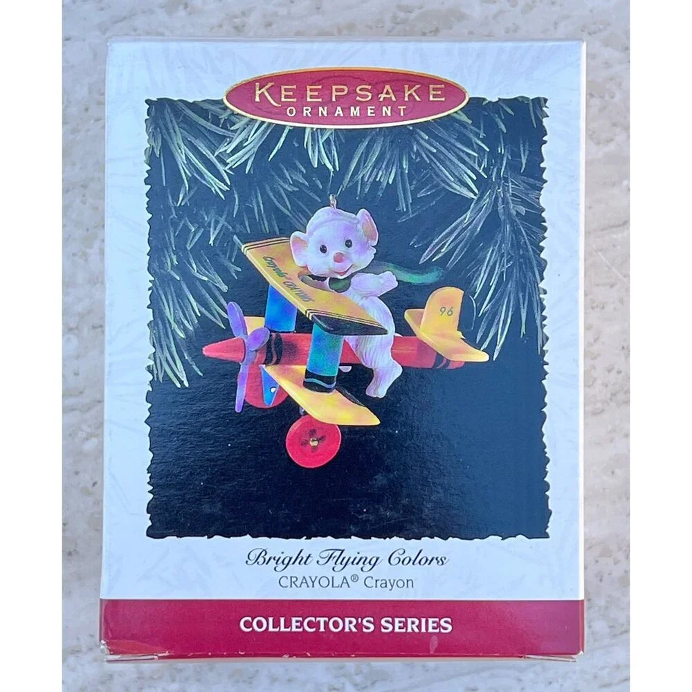 Hallmark Keepsake Collector’s Ornament 1996 Bright Flying Colors Crayola Mouse
